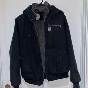 Carhartt women’s Black Hooded Jacket